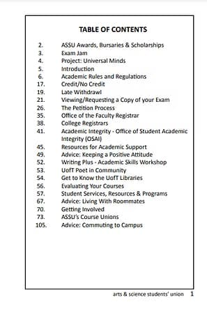ASSU Academic Handbook