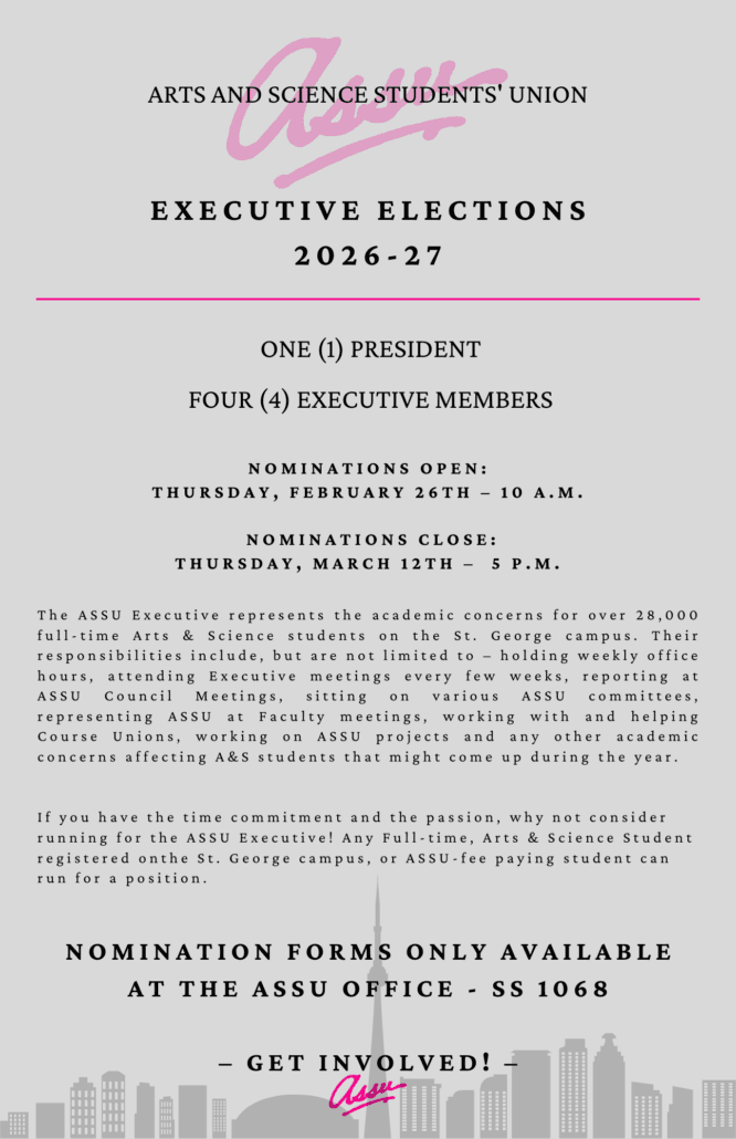 2026-2027 ASSU Executive Election Nominations